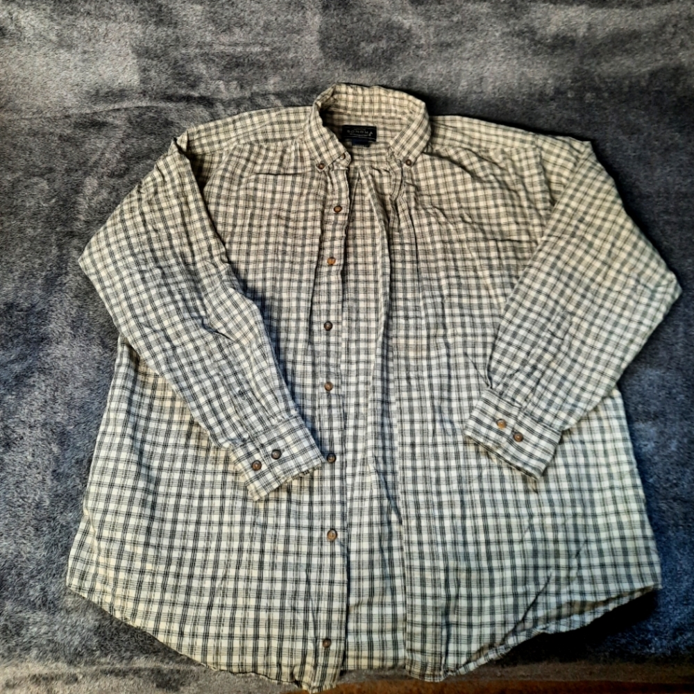 Men's Large Long-Sleeve, Button-Down Shirt